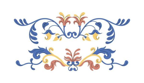 El çizimi sanat yeni çerçeve ve sınır süsü koleksiyonu