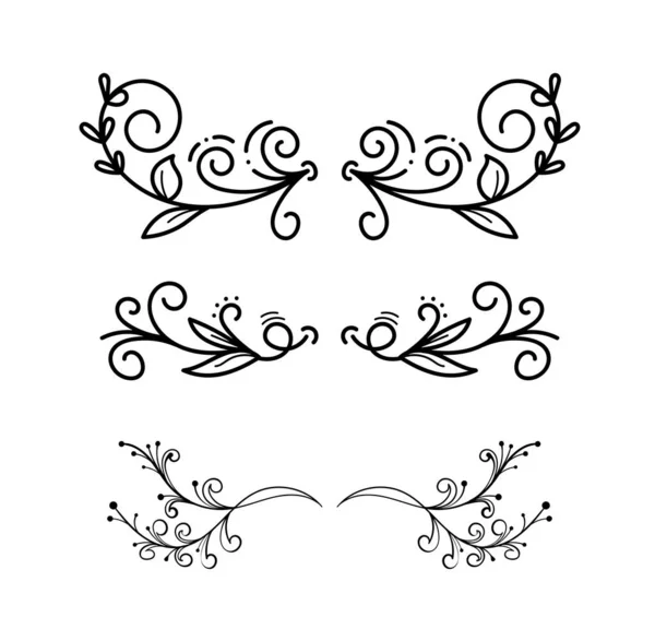 Zarif süs sınırları ayırıcı sanat