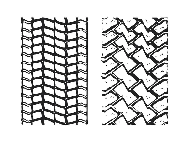 Çeşitli lastik siyah renk vektörünü izler