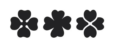 Siyah renkte çiçek vektörü