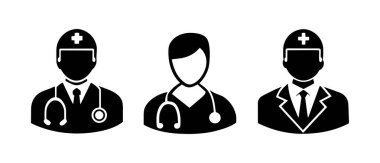 Tıbbi steteskop vektör ikonu olan tıbbi logo