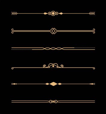 Kaligrafi süsleme bölücü seti