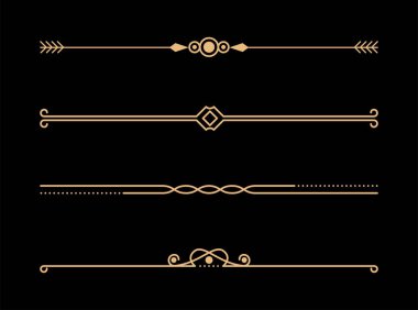 Kaligrafi süsleme bölücü seti