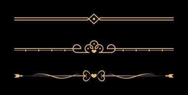 Kaligrafi süsleme bölücü seti