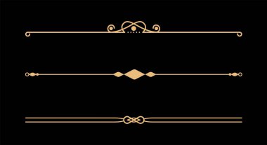 Kaligrafi süsleme bölücü seti