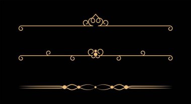 Kaligrafi süsleme bölücü seti