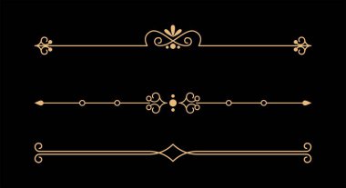 Kaligrafi süsleme bölücü seti