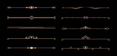 Kaligrafi süsleme bölücü seti