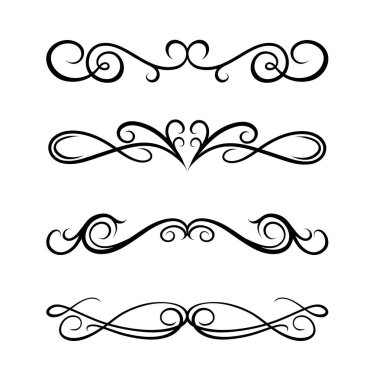 Girdap dekoratif tasarım ögelerini ayarla