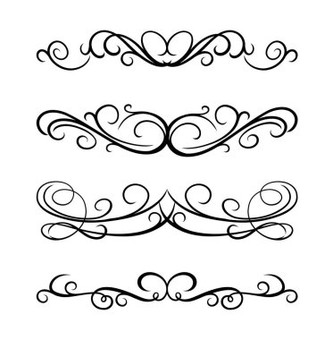 Girdap dekoratif tasarım ögelerini ayarla