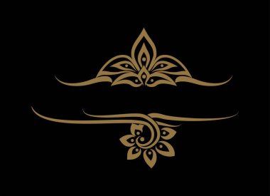 Thai ethnic decorative elements vector