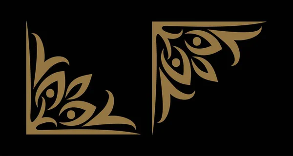 Thai ethnic decorative elements vector