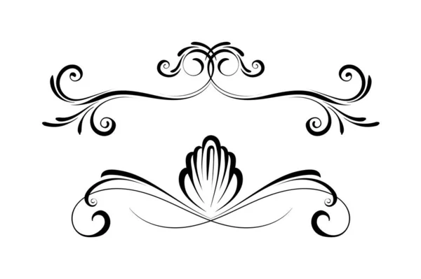 Süslü elementler sanat eseri koleksiyonu