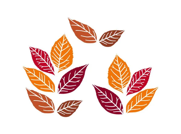 sonbahar yapraklı vektör deseni