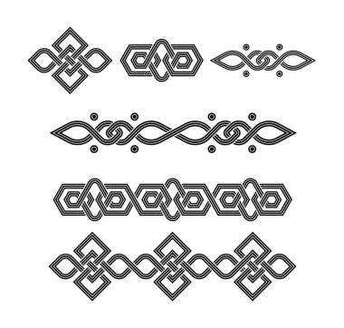 El çizimi Kelt sınır tasarımı