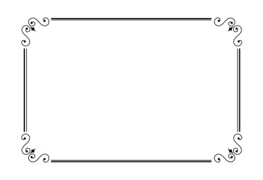 Klasik süs tasarımı sanat vektörü