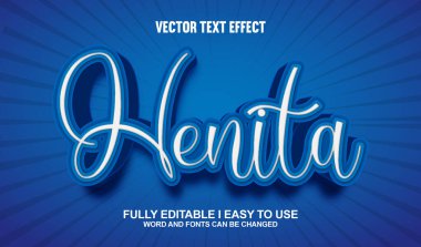 3B Düzenlenebilir Metin Efekti