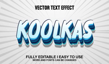 3B Düzenlenebilir Metin Efekti