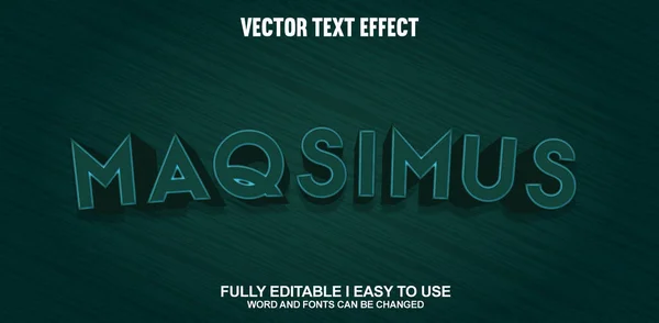 3B Düzenlenebilir Metin Efekti