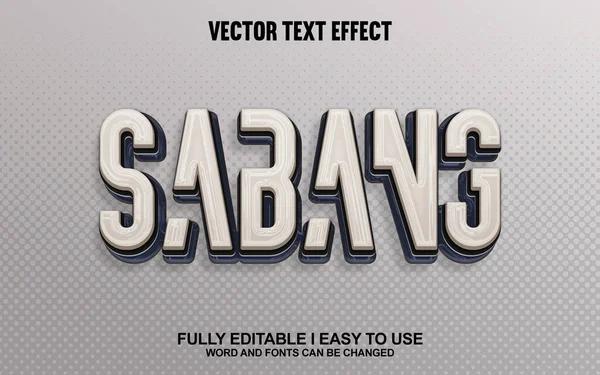 3B Düzenlenebilir Metin Efekti