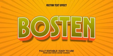 3B Düzenlenebilir Metin Efekti