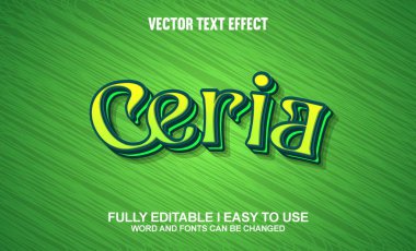 3B Düzenlenebilir Metin Efekti