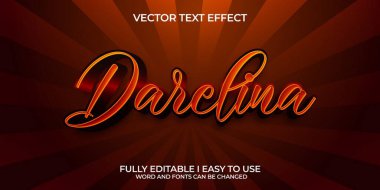 3B Düzenlenebilir Metin Efekti