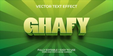 3B Düzenlenebilir Metin Efekti