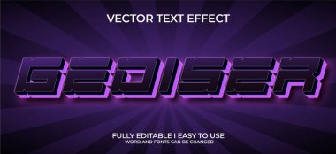 3B Düzenlenebilir Metin Efekti