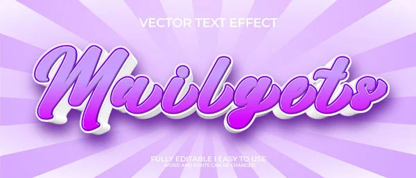 3B Düzenlenebilir Metin Efekti