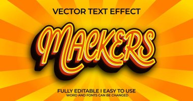 3B Düzenlenebilir Metin Efekti