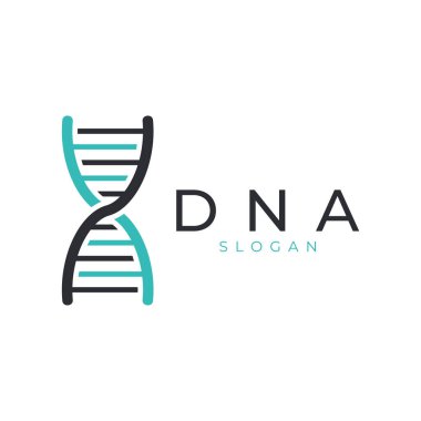 Modern DNA sarmal logosu tasarımı