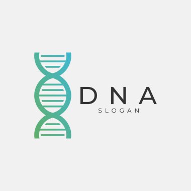 DNA sarmal genetik logo tasarımı