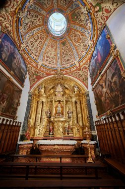 San Pedro de la Rua Kilisesi, Estella, Navarra, İspanya, Avrupa.