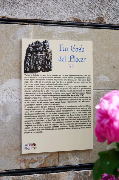 La casa del placer Yıl 1712, Pesquera de Ebro, Burgos, İspanya