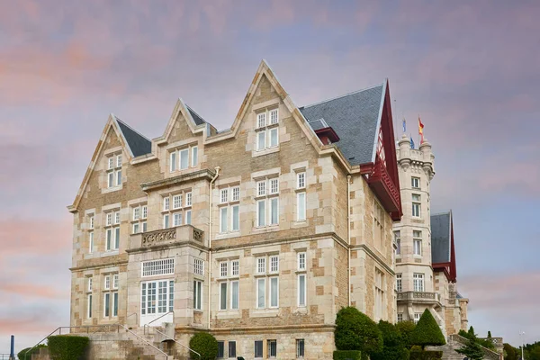 Üniversiteler arası Menendez Pelayo, Palacio ve Pennsula de la Magdalena. Santander Cantabria, Kuzey İspanya Avrupa.