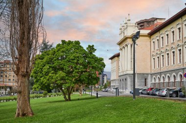 Bilbao, Biscay, İspanya, 27 Mart 2021, Deusto Üniversitesi, Bilbao, Biscay, Bask Ülkesi, Euskal Herria, İspanya, Avrupa.