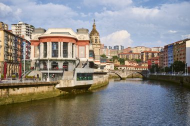 Mercado de la Ribera (Ribera Pazarı), Bilbao, Biscay, Bask Ülkesi, Euskadi, Euskal Herria, İspanya, Avrupa