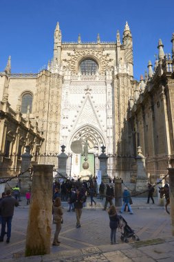 Seville Catheral ve La Giralda, UNESCO Dünya Mirası Alanı, Sevilla, Endülüs, İspanya, Avrupa