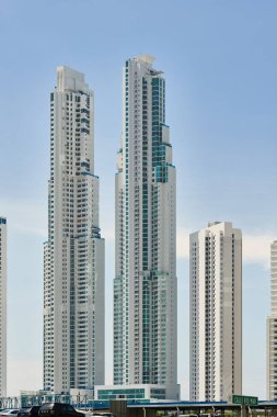 05-05-2016, Costa del Este 'deki gökdelenler, Panama Şehri, Panama Cumhuriyeti, Orta Amerika