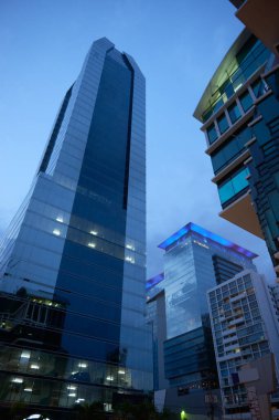 Panama şehrindeki modern gökdelen, Panama Cumhuriyeti, Orta Amerika.