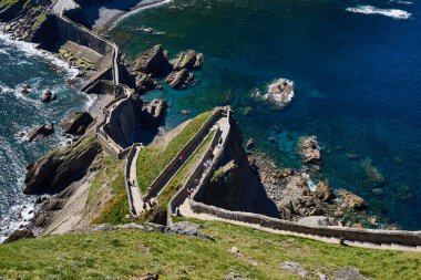 San Juan de Gaztelugatxe, Bermeo, Biscay, Bask Ülkesi, İspanya.
