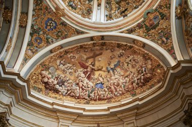 Burgos, Burgos, Castilla y Leon Katedrali 'nin iç manzarası, İspanya