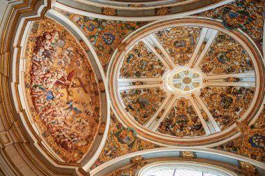 Burgos, Burgos, Castilla y Leon Katedrali 'nin iç manzarası, İspanya