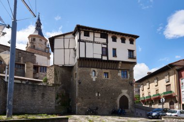Torre de los Hurtado de Anda, Vitoria, Gasteiz, lav, Bask Ülkesi, Euskadi, Euskal Herria, İspanya.