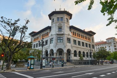 Calle San Vicente Aldapa, Vitoria, Gasteiz, Alava, Bask Ülkesi, Euskadi, Euskal Herria, İspanya.