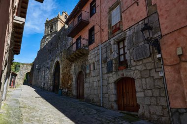 San Marcial Caddesi, Laredo, Cantabria, İspanya, Avrupa.