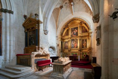 Kuzeni Saint Elizabeth ve mezarı, Burgos Katedrali, Castilla y Leon, Burgos, İspanya