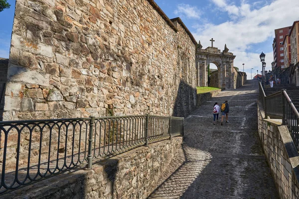 Calzadas de Mallona Mallona kaldırımı, Bilbao, Biscay, Bask Ülkesi, Euskadi, Euskal Herria, İspanya, Avrupa.