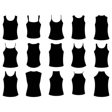 Kadın sütyeni seti. vektör illüstrasyonu